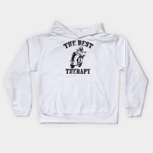 Motocross Bike Motorcycle Best Therapy Kids Hoodie